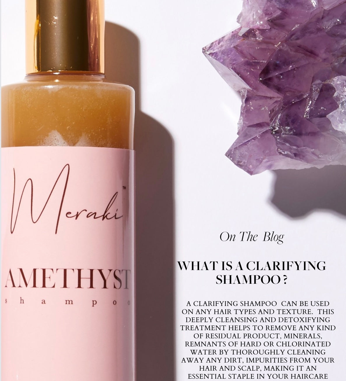 Meraki hair care Amethyst Shampoo